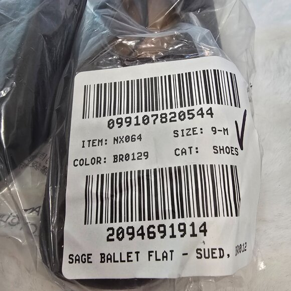 Madewell Mylie Ballet Flat Dark Carob Brown Suede Women's Sizes NEW Classic - Picture 10 of 10